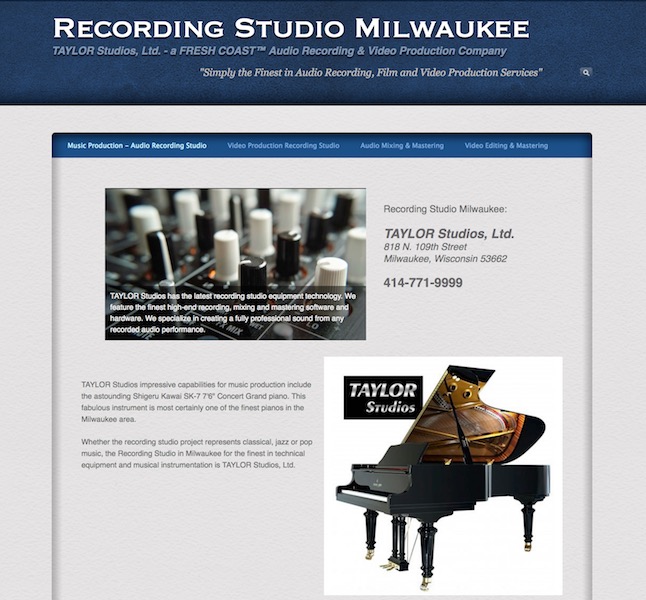 recording studio milaukee, full service audio production studio