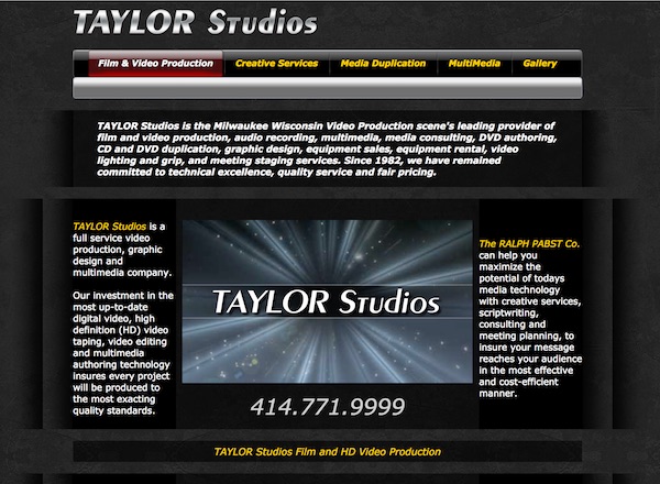 taylor studios, audio-video-film production