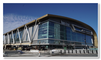 Fiserv Forum is a multi-purpose arena located in downtown Milwaukee, Wisconsin. It is the site of the 2020 Democractic National Convention serviced by film & video crews provided by Fresh Coast Production Resources.